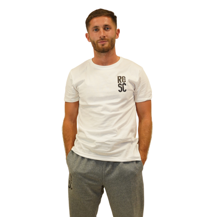 RCSC T-shirt Block - White