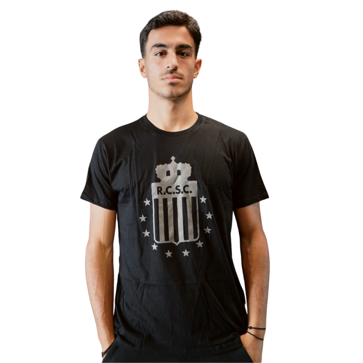 RCSC T-shirt logo central - Black