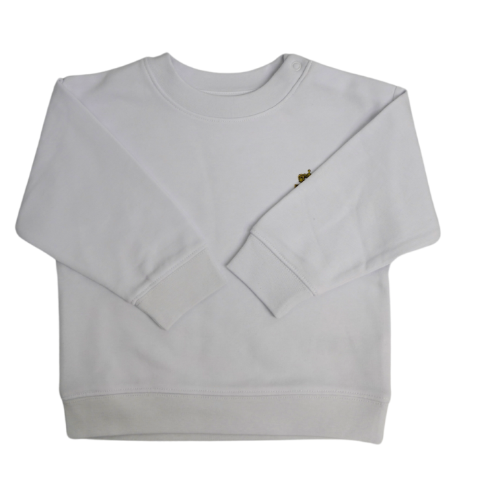 RCSC Sweat Blanc Bébé