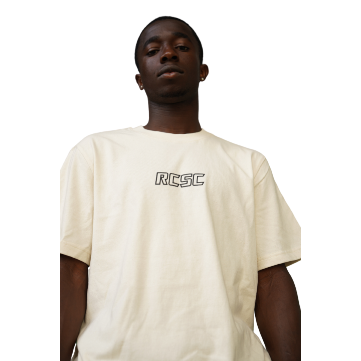 RCSC T-shirt  blanc cassé
