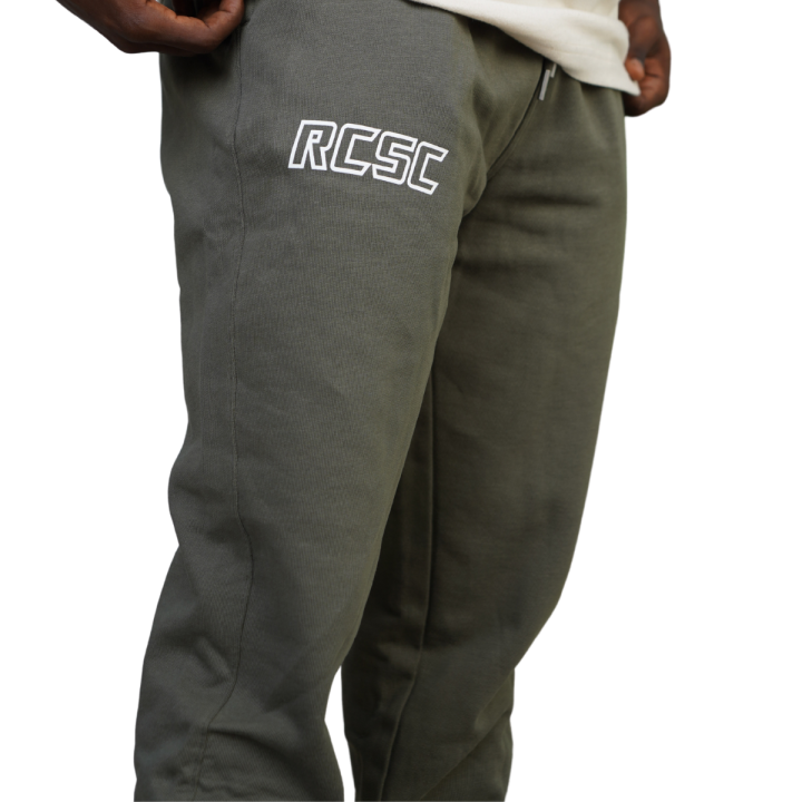 RCSC Jogging kaki logo blanc