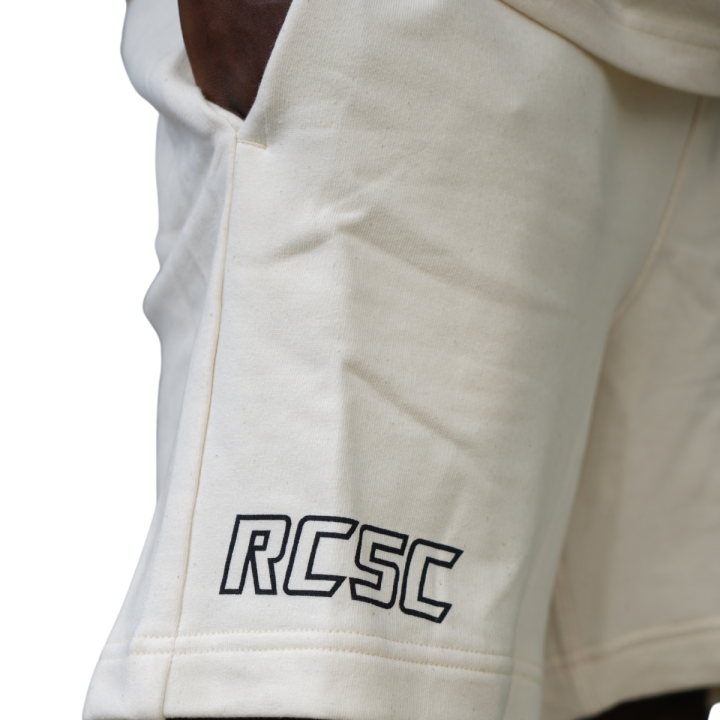 RCSC Short Molletonné blanc cassé