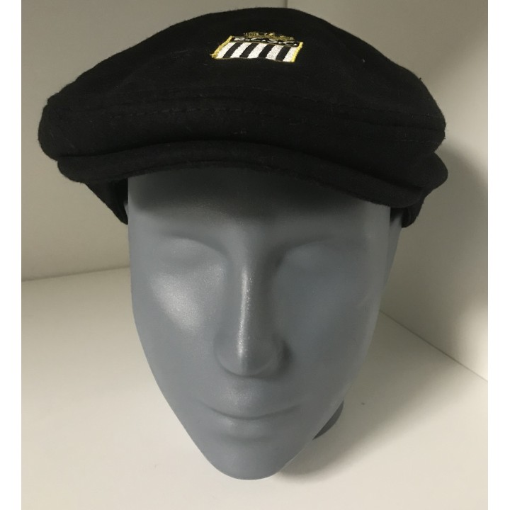 Rcsc-Casquette plate ( flat cap) noir