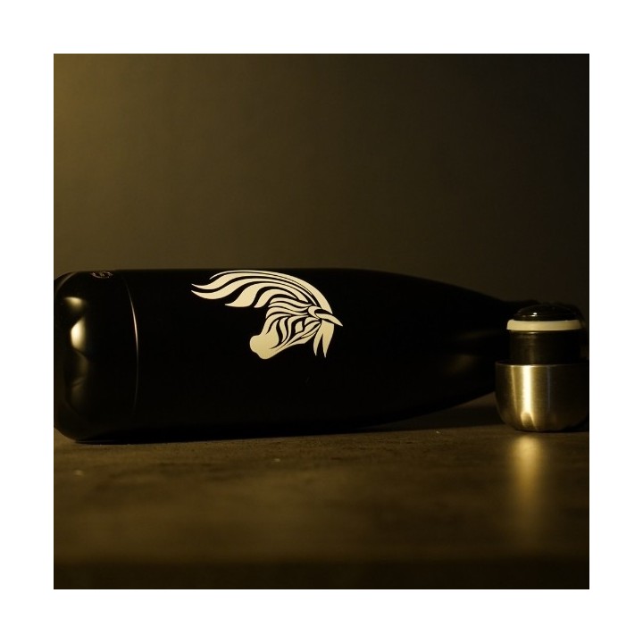 Rcsc-bouteille thermos isotherme zèbre (500ml)