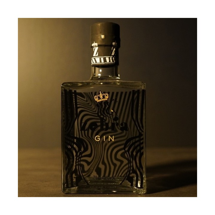 Zébra gin +verre
