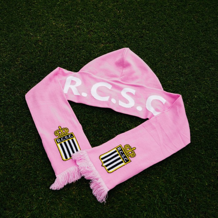 Rcsc- écharpe capuche et poches rose