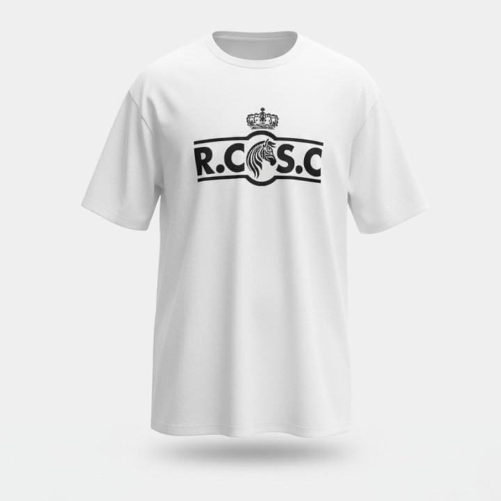 Rcsc-Tshirt blanc zèbre couronne (TM)