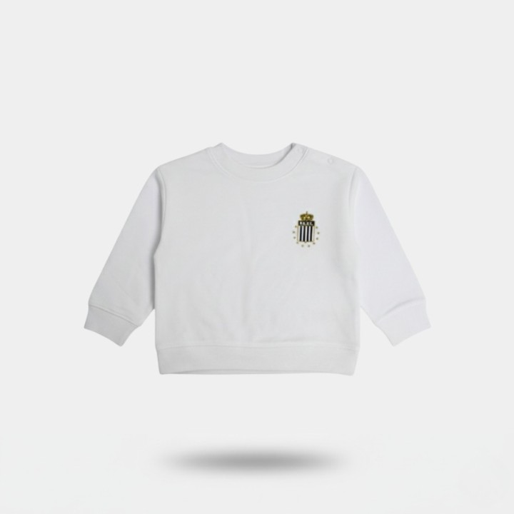 RCSC Sweat Blanc Bébé