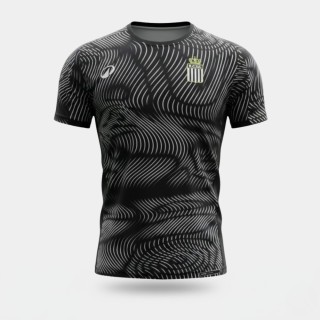 Rcsc- T-shirt adulte  Wavy noir et blanc