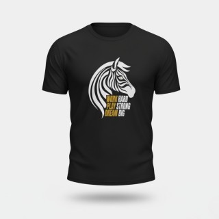 Rcsc-T-shirt Noir (work hard..) (TM)