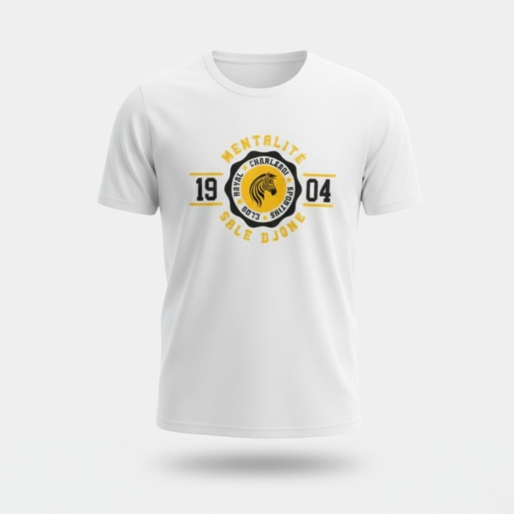 Rcsc-T-shirt Blanc "Mentalité" (TM)